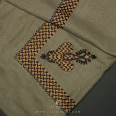PREMIUM BROWN KEFFIYEH INSPIRED SHEMAGH SCARF VW13