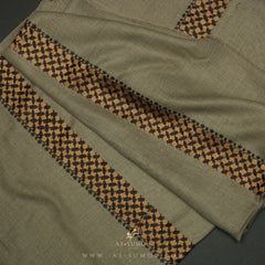 PREMIUM BROWN KEFFIYEH INSPIRED SHEMAGH SCARF VW13
