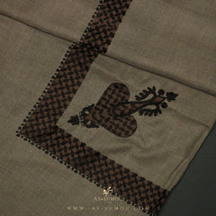 PREMIUM BROWN KEFFIYEH INSPIRED SHEMAGH SCARF VW15