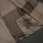 PREMIUM BROWN ELEGANT QATARI SHEMAGH SCARF QR13