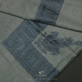 PREMIUM GREY ELEGANT QATARI SHEMAGH SCARF QR27