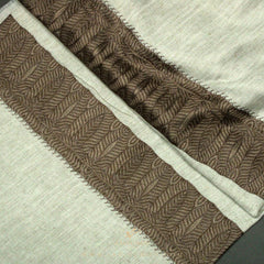PREMIUM BEIGE ELEGANT QATARI SHEMAGH SCARF QR4