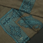 PREMIUM BROWN AUTHENTIC OMANI MASSAR SCARF OM49