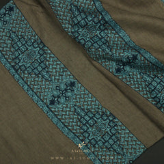 PREMIUM BROWN AUTHENTIC OMANI MASSAR SCARF OM49