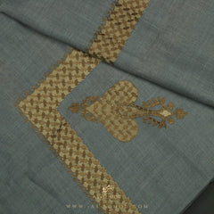 PREMIUM GREY KEFFIYEH INSPIRED SHEMAGH SCARF VW22