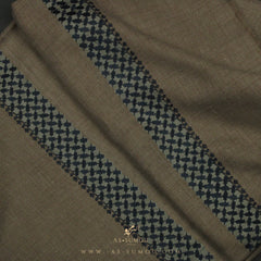 PREMIUM BROWN KEFFIYEH INSPIRED SHEMAGH SCARF VW23