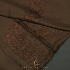 PREMIUM BROWN ELEGANT QATARI SHEMAGH SCARF QR26