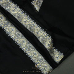 PREMIUM BLACK AUTHENTIC YEMENI SHEMAGH SCARF BL53