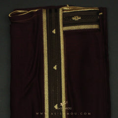 PREMIUM RARE MAROON ELEGANT KHALEEJI BISHT BS22