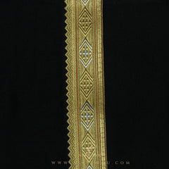 PREMIUM RARE BLACK UNIQUE KHALEEJI BISHT BS20