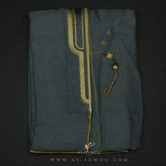 PREMIUM RARE GREY ELEGANT KHALEEJI BISHT BS17