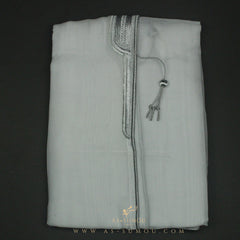 PREMIUM RARE WHITE ROYAL KHALEEJI BISHT BS16