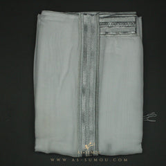 PREMIUM RARE WHITE ROYAL KHALEEJI BISHT BS16