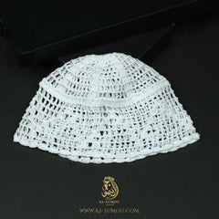 PREMIUM WHITE HANDMADE KHALEEJI KUFI AR22