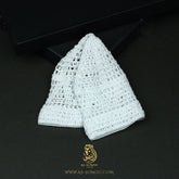 PREMIUM WHITE HANDMADE KHALEEJI KUFI AR23