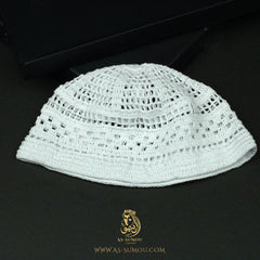 PREMIUM WHITE HANDMADE KHALEEJI KUFI AR24