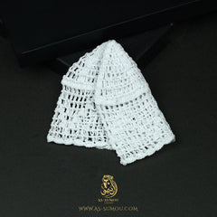 PREMIUM WHITE HANDMADE KHALEEJI KUFI AR22
