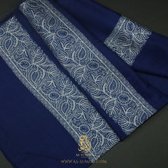PREMIUM BLUE AUTHENTIC OMANI MASSAR SCARF OM131