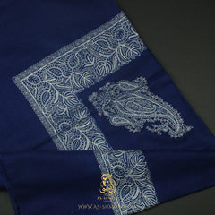 PREMIUM BLUE AUTHENTIC OMANI MASSAR SCARF OM131