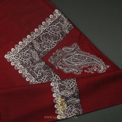 PREMIUM RED AUTHENTIC OMANI MASSAR SCARF OM133