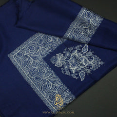 PREMIUM BLUE AUTHENTIC OMANI MASSAR SCARF OM131