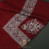 PREMIUM RED AUTHENTIC OMANI MASSAR SCARF OM83