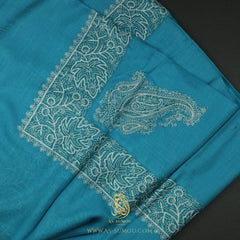 PREMIUM BLUE AUTHENTIC OMANI MASSAR SCARF OM84