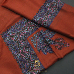 Premium Brown Authentic Omani Massar Scarf OM160