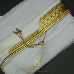 PREMIUM RARE WHITE UNIQUE KHALEEJI BISHT MX11