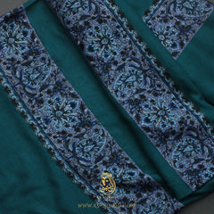 Premium Teal Authentic Omani Massar Scarf OM159