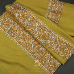 PREMIUM MUSTARD AUTHENTIC OMANI MASSAR SCARF OM94