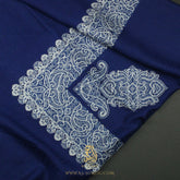 PREMIUM BLUE AUTHENTIC OMANI MASSAR SCARF OM93