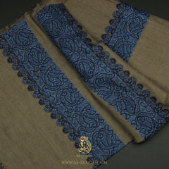 PREMIUM BROWN AUTHENTIC OMANI MASSAR SCARF OM123