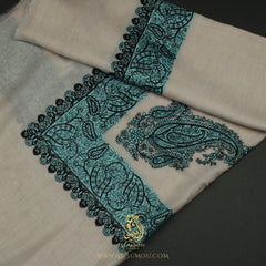 PREMIUM TAUPE AUTHENTIC OMANI MASSAR SCARF OM124