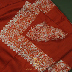 PREMIUM ORANGE AUTHENTIC OMANI MASSAR SCARF OM112