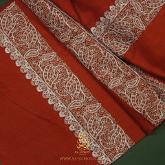 PREMIUM ORANGE AUTHENTIC OMANI MASSAR SCARF OM114
