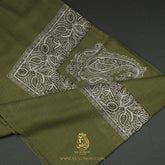 PREMIUM OLIVE AUTHENTIC OMANI MASSAR SCARF OM142