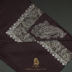 PREMIUM PURPLE AUTHENTIC OMANI MASSAR SCARF OM143