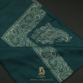 PREMIUM TEAL AUTHENTIC OMANI MASSAR SCARF OM136