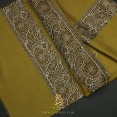 PREMIUM MUSTARD AUTHENTIC OMANI MASSAR SCARF OM137