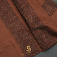 Premium Brown Elegant Qatari Shemagh Scarf QR60