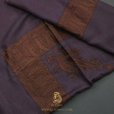 Premium Purple Elegant Qatari Shemagh Scarf QR61