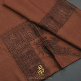 Premium Brown Elegant Qatari Shemagh Scarf QR60