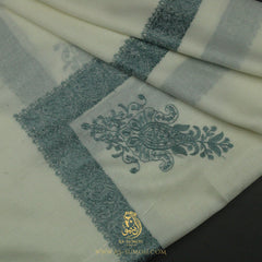 PREMIUM WHITE AUTHENTIC YEMENI SHEMAGH SCARF WH160