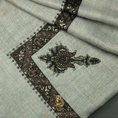 PREMIUM GREY AUTHENTIC YEMENI SHEMAGH SCARF SE150