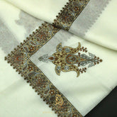 PREMIUM WHITE AUTHENTIC YEMENI SHEMAGH SCARF WH162