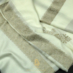 PREMIUM WHITE AUTHENTIC YEMENI SHEMAGH SCARF WH163