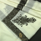 PREMIUM WHITE AUTHENTIC YEMENI SHEMAGH SCARF WH165