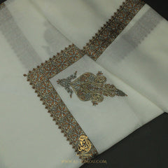 PREMIUM WHITE AUTHENTIC YEMENI SHEMAGH SCARF WH167