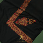 PREMIUM BLACK AUTHENTIC YEMENI SHEMAGH SCARF BL119